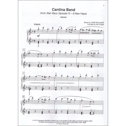 Duets From Movies (Intermediate To Late Intermediate)