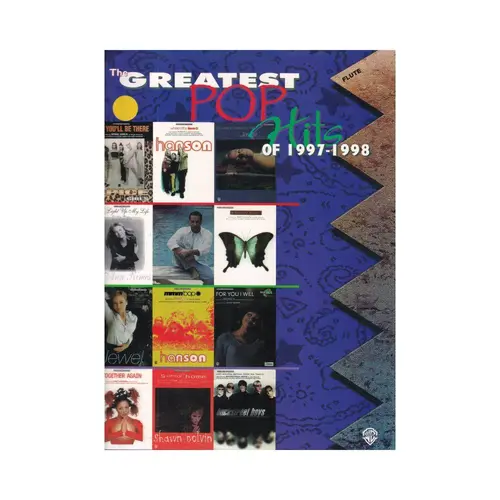 The Greatest ,Pop Hits Of 1997 - 1998  - Flauta - Exemplar Antigo