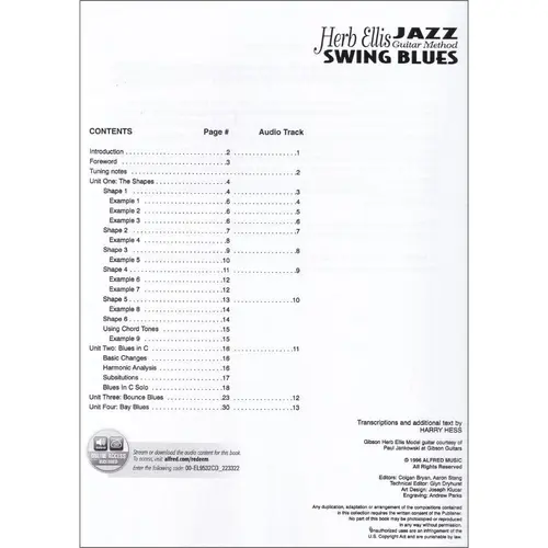 The Herb Ellis Jazz Guitar Method - Swing Blues