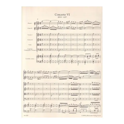 Concerto N. 6 In F Dur Fur Cembalo, Zwei Blockfloten Une Streicher - Grade - Rutext