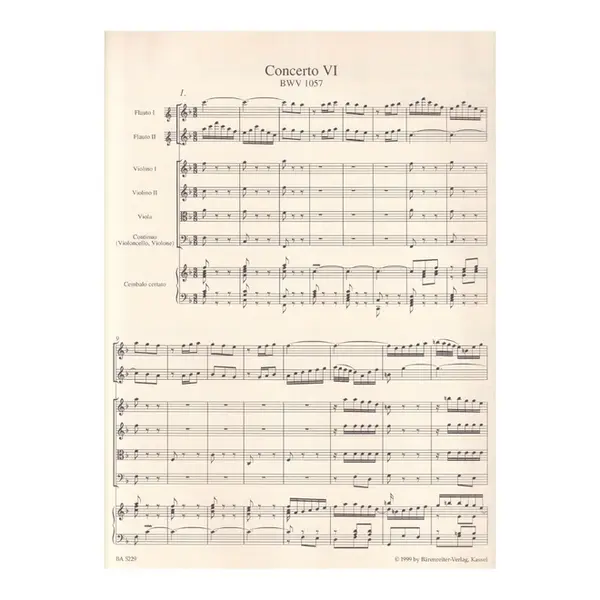 Concerto N. 6 In F Dur Fur Cembalo, Zwei Blockfloten Une Streicher - Grade - Rutext