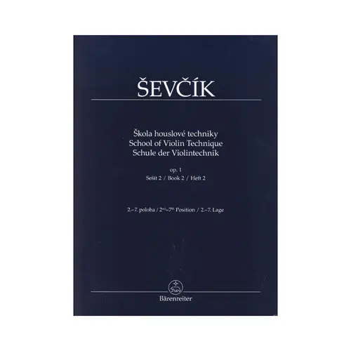 School Of Violin Technique Op. 1 Bk.2 - 2nd - 7Th Position