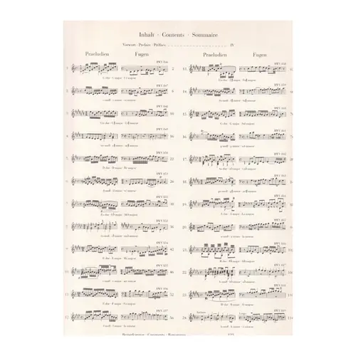 Das Wohltemperierte Klavier - Vol.1 - Urtext