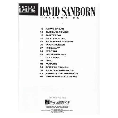 David Sanborn Collection