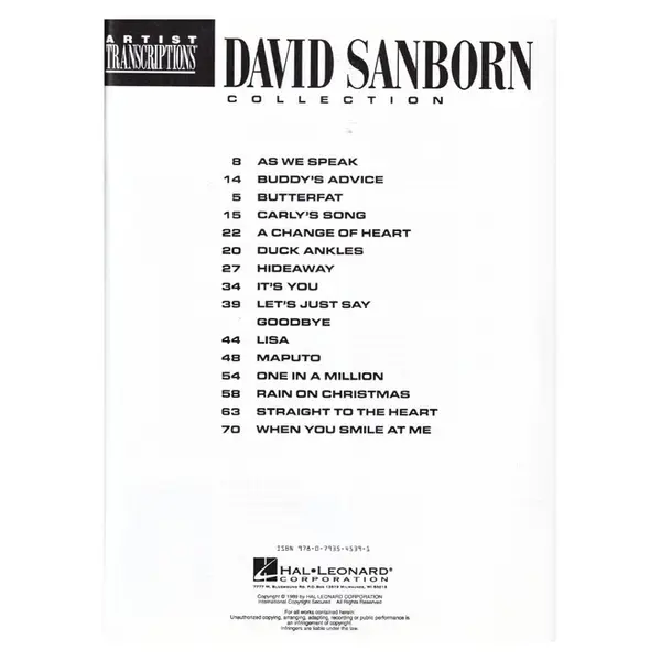 David Sanborn Collection