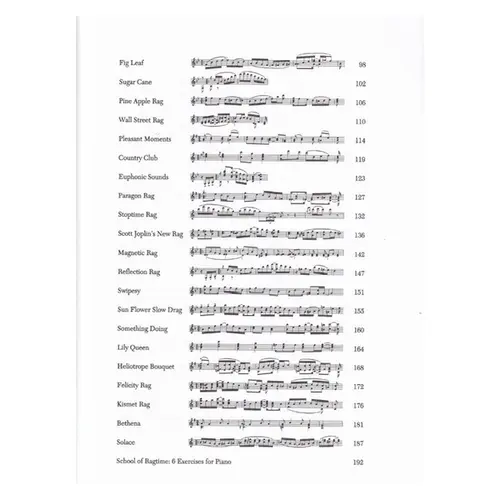 Joplin Complete Rags For Piano (Vol. 2020)