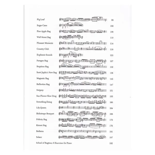 Joplin Complete Rags For Piano (Vol. 2020)