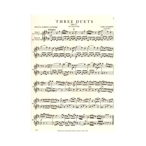 Three Duets-Op.27