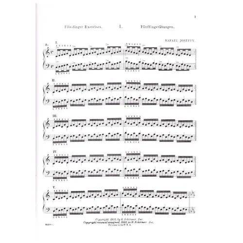 School Of Advanced Piano Playing (Exercises)