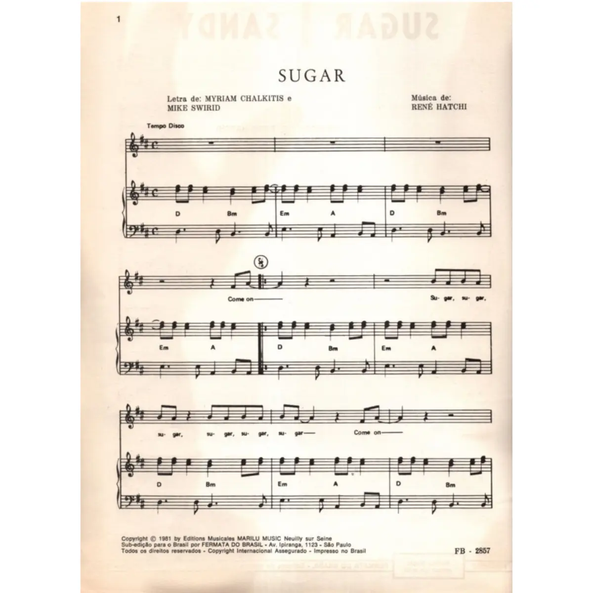 Sugar/Sandy