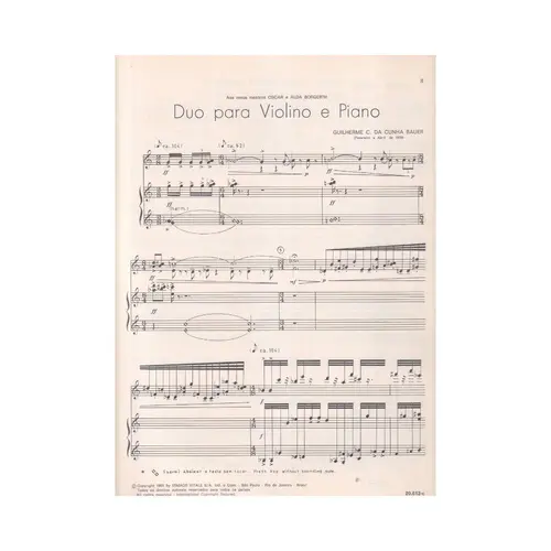 Duo Para Violino E Piano