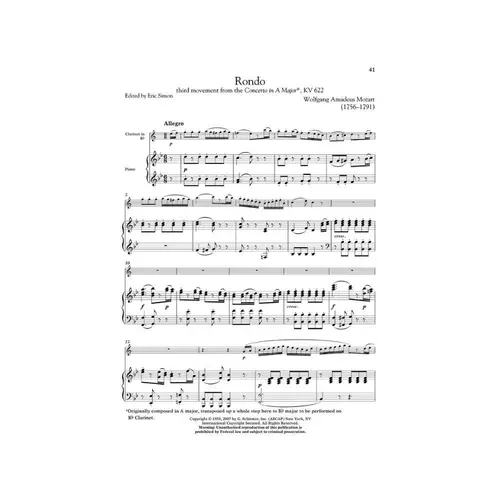The Clarinet Collection - Intermediate To Advanced Level