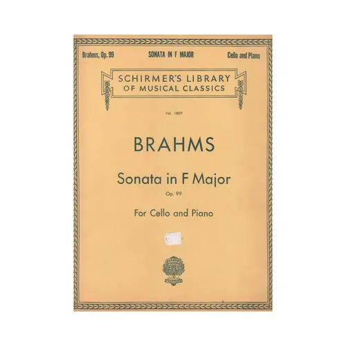 Sonata In F Major - Op.99 - Cello