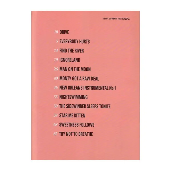 R.E.M. Automatic For The People