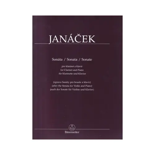 Sonata For Clarinet And Piano