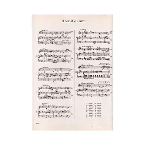 Nine Sonatas For Violin Ane Piano  (Ed. 1541) - Exemplar Antigo