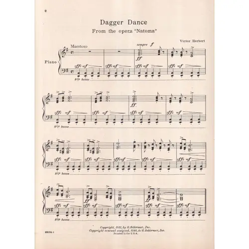 Dagger Dance - Four Dances N.4  (Edição Antiga)