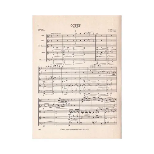 Octet - Op.216  (partitura de bolso)
