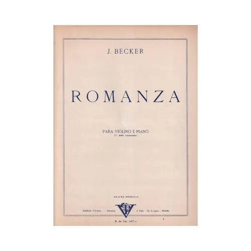 Romaza Para Violino E Piano