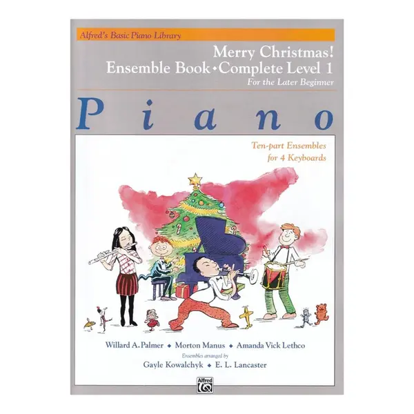 Alfred's Basic Piano Course - Merry Christmas! Ensemble, Complete Book 1