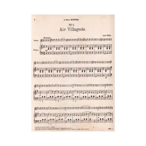 Air Villageois - Exemplar Antigo