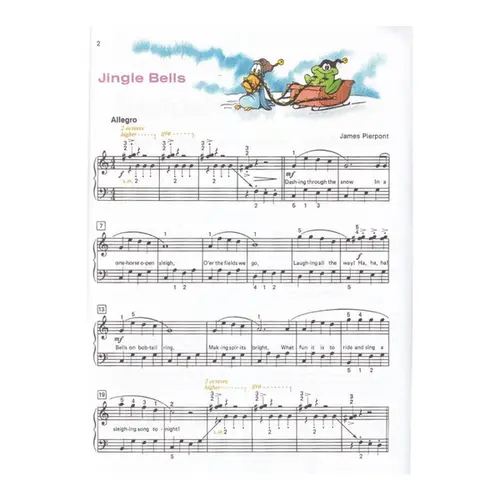 Alfred's Basic Piano Course - Merry Christmas! Book 3