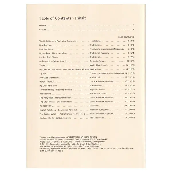 Violin Recital Album Vol.1 - First Position