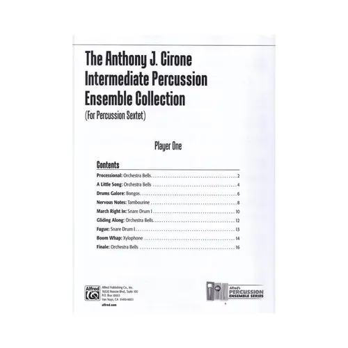 Intermediate Percussion Ensemble Collection