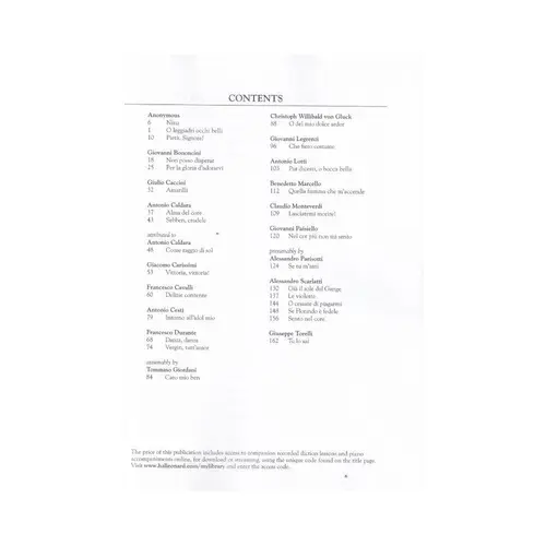 28 Italian Songs And Arias Of The 17Th And 18Th Centuries (Medium Voice)