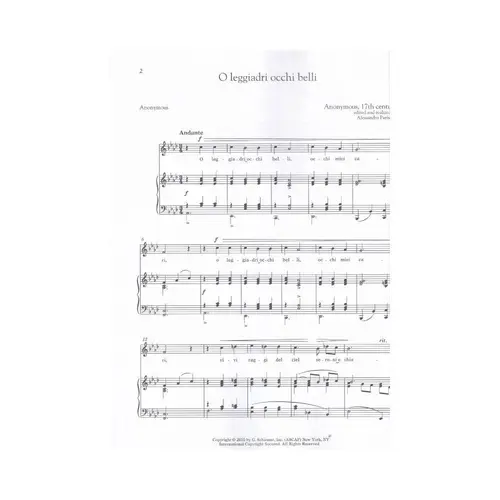 28 Italian Songs And Arias Of The 17Th And 18Th Centuries (Medium Voice)