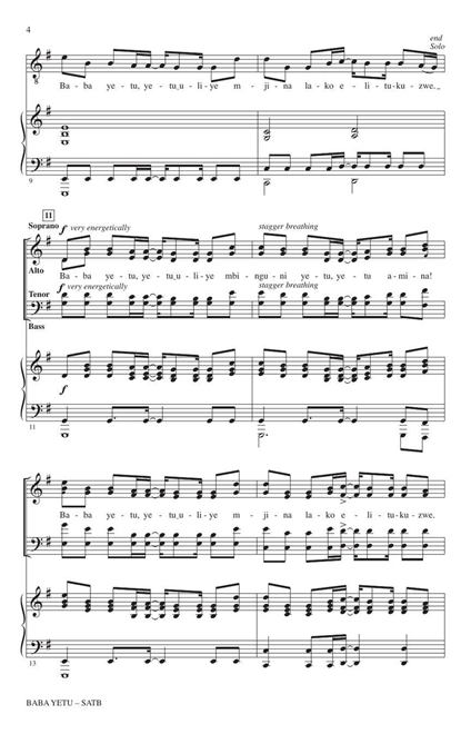 Baba Yetu (From The Video Game Civilization Iv) - Choral Satb