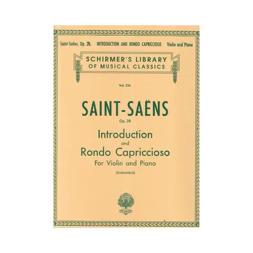 Introduction And Rondo Capriccioso For Violin And Piano