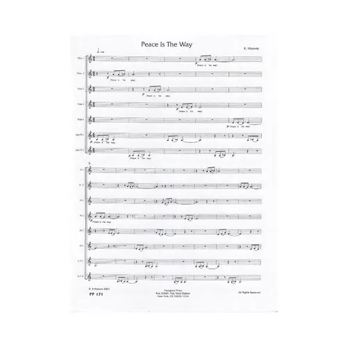 Peace Is The Way - Flutes E Alto Flutes