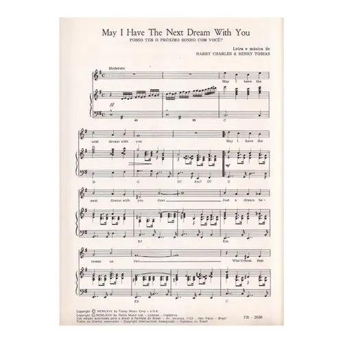 May I Have The Next Dream With You