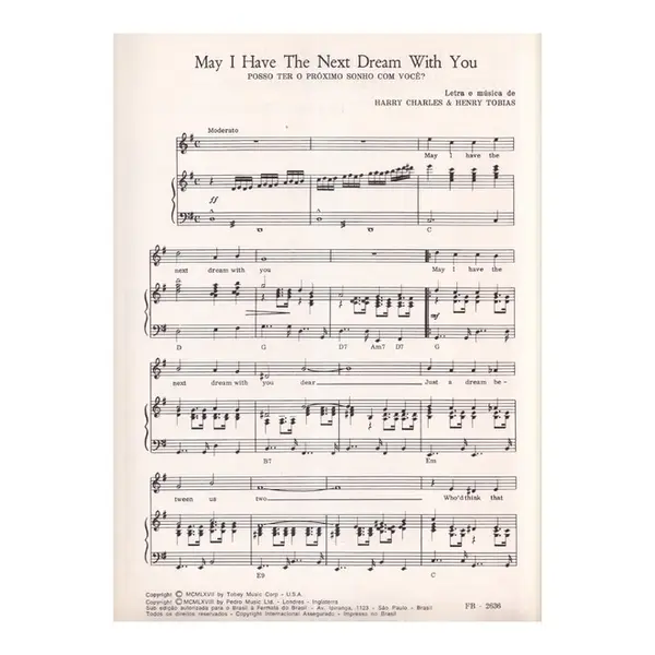 May I Have The Next Dream With You