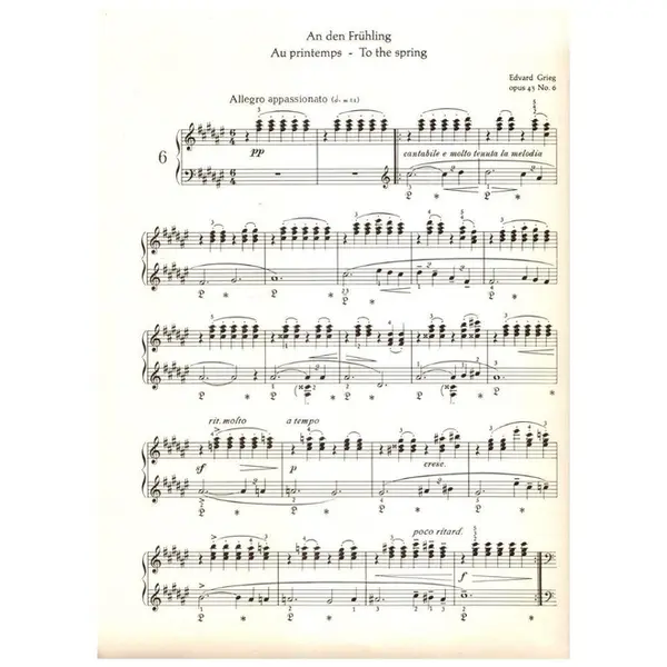 An Den Fruhling - Op.43 N.6  (To The Spring)
