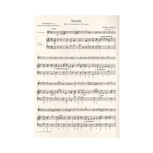 Sonata B Dur Fur Violoncello