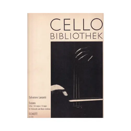 Sonate G Dur Fur Violoncello