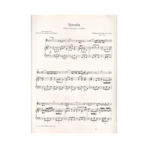 Sonata G Dur Fur Violoncello