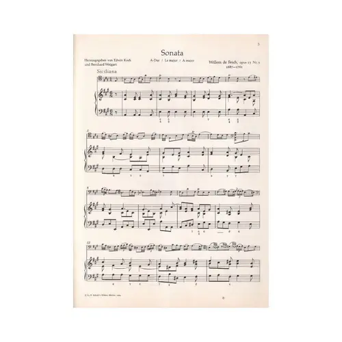 Sonata A Dur Fur Violoncello