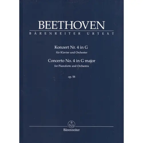 Concerto For Pianoforte And Orchestra No. 4 G Major Op. 58 - Study Score