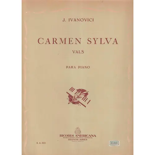 Carmem Silvia - Valsa  (Edição Antiga)