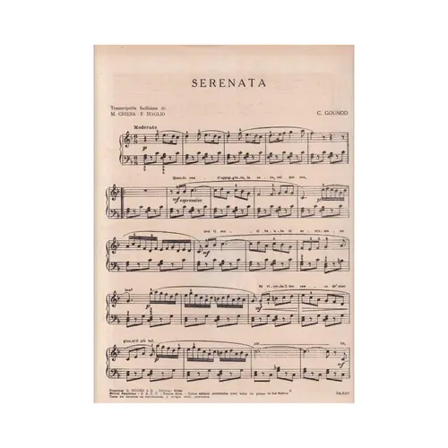 Serenata (Berceuse)   (Chiesa)  (Edição Antiga)