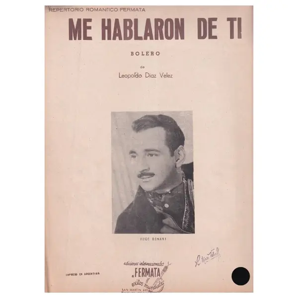 Me Hablaron De Ti - Bolero