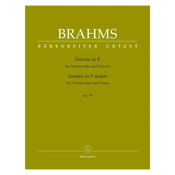 Sonata In F Major For Violoncello And Piano Op.99