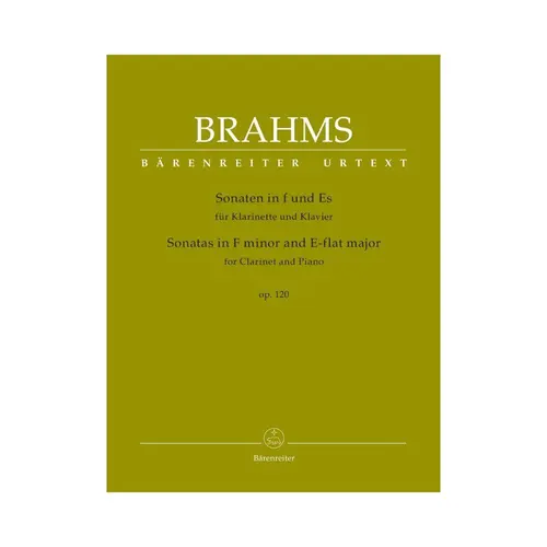Sonatas In F Minor And E-Flat Major For Clarinet And Piano Op.120