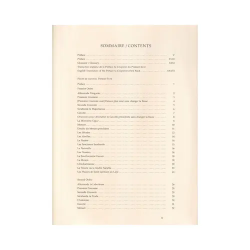 Piéces De Clavecin For Harpsichord