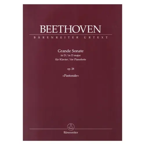 Sonata For Pianoforte D Major Op. 28 '' Pastorale ''
