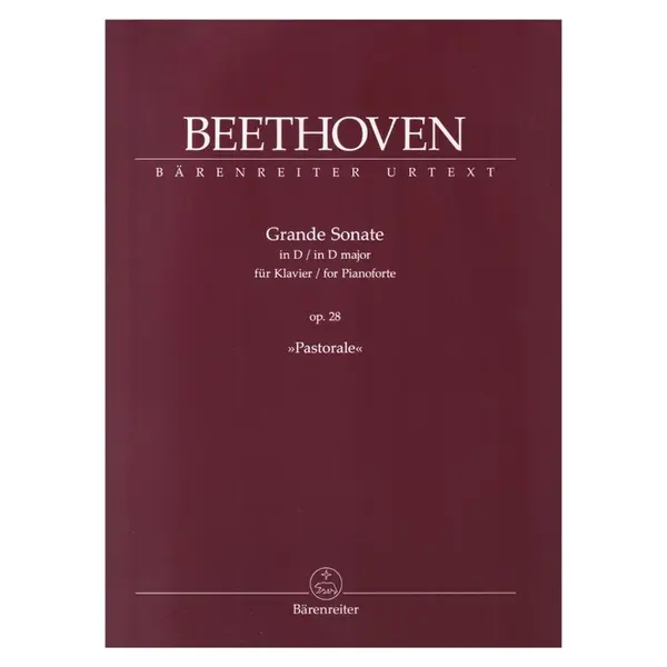 Sonata For Pianoforte D Major Op. 28 '' Pastorale ''