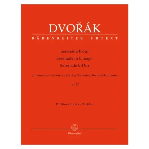 Serenade For String Orchestra E Major Op. 22 - Score